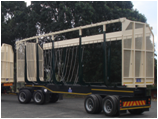4 axle drawbar cane trailer